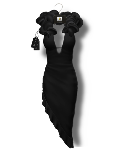 Chrysalis - Sharona mesh gown - black