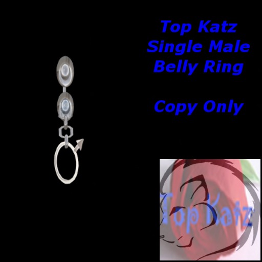 Top Katz Single Male Belly Ring
