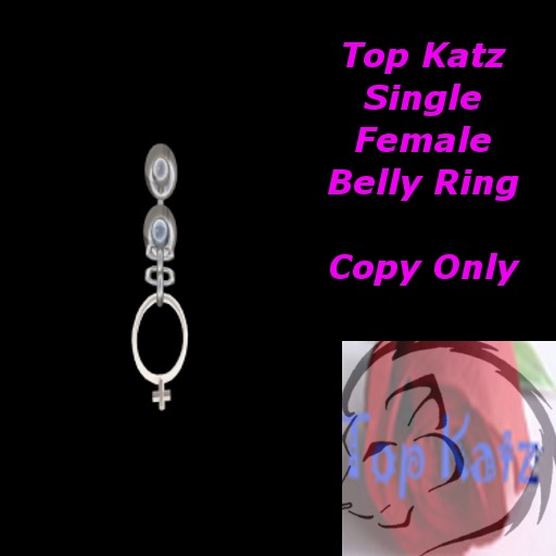 Top Katz Single Female Belly Ring