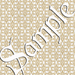 ttt gold white fabric sample 2