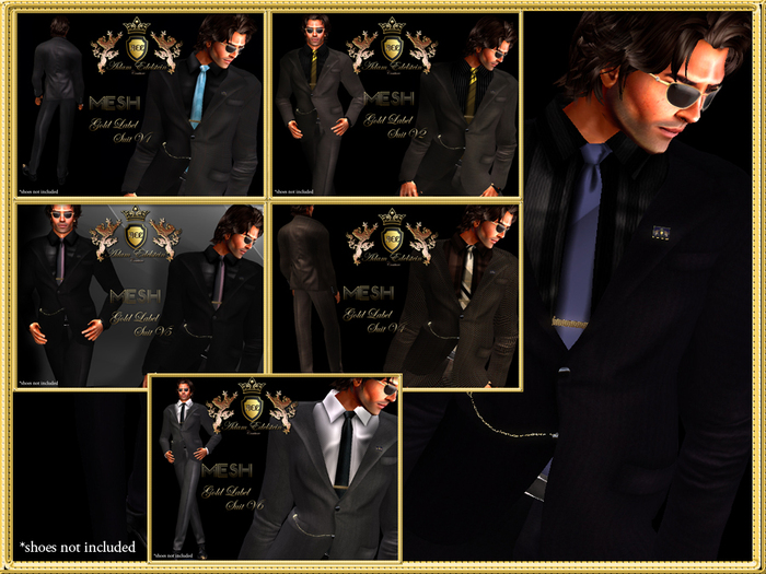 !AEC! Gold Label Suits Bundle - 6 Versions 