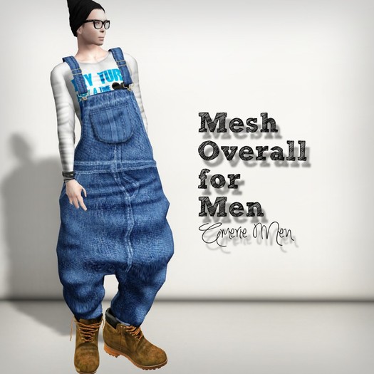 AMERIE M - Mesh Overall(Blue)