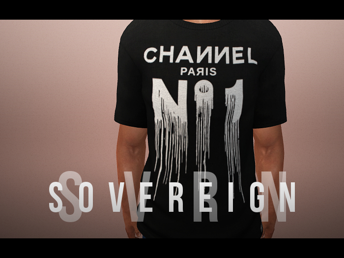 SVRN. Channel Drip Tee.