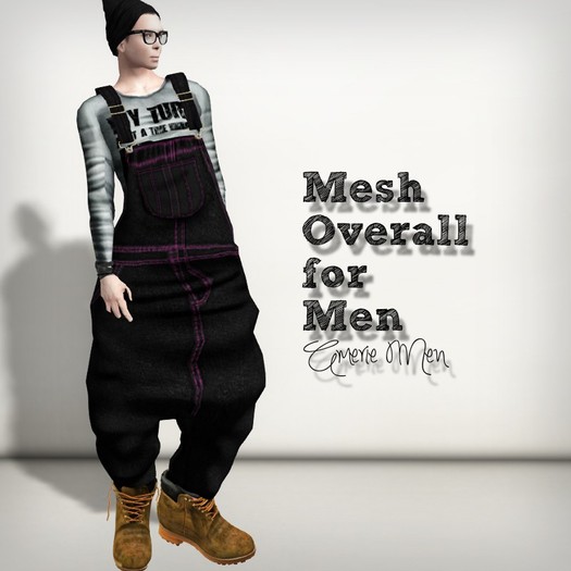 AMERIE M - Mesh Overall(Black)