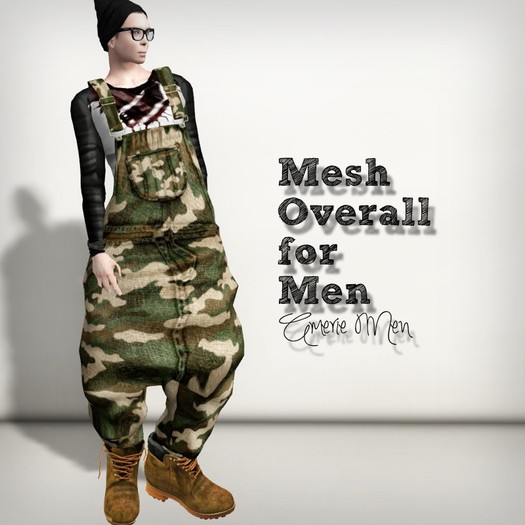 AMERIE M - Mesh Overall(Camo)