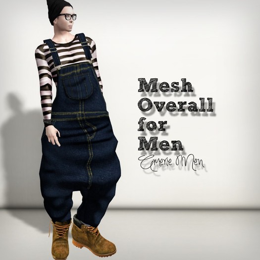 AMERIE M - Mesh Overall(Dark)