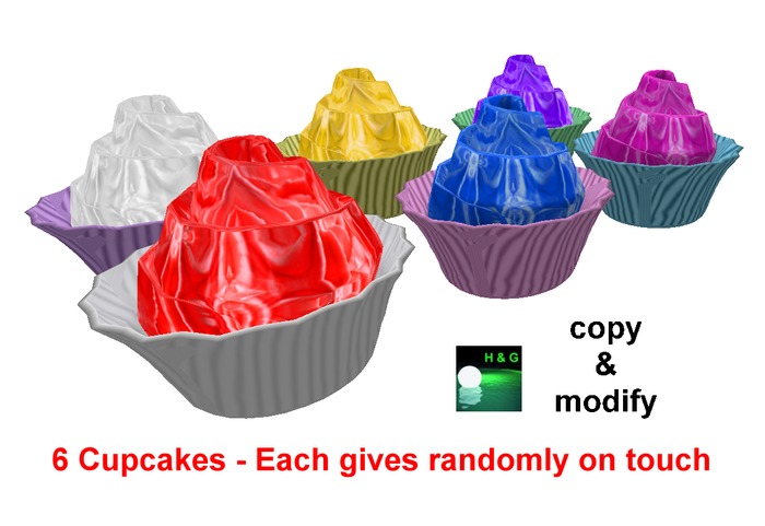6 Cupcakes be handed on touch