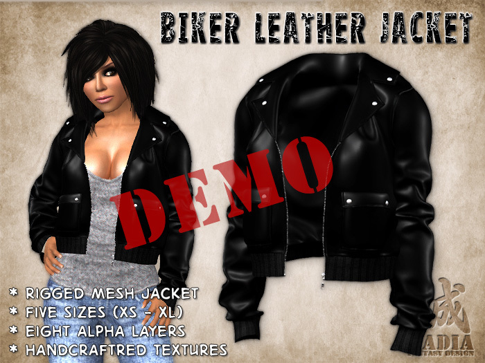 ~Nadia~ Biker Jacket Black