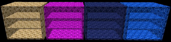 Bubbly shelvings - 4 shelves