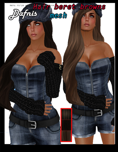 *Dafnis HAIR BERET BROWNS
