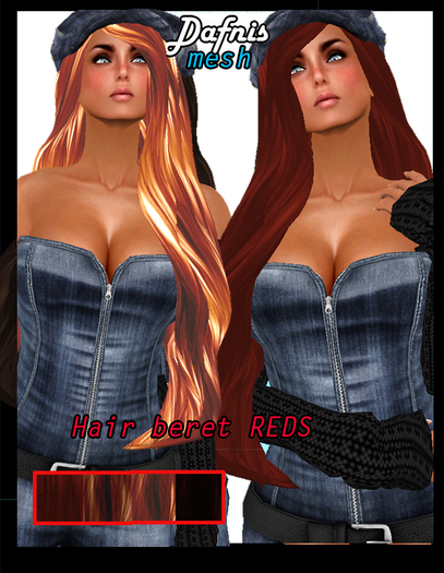 *Dafnis HAIR BERET REDS