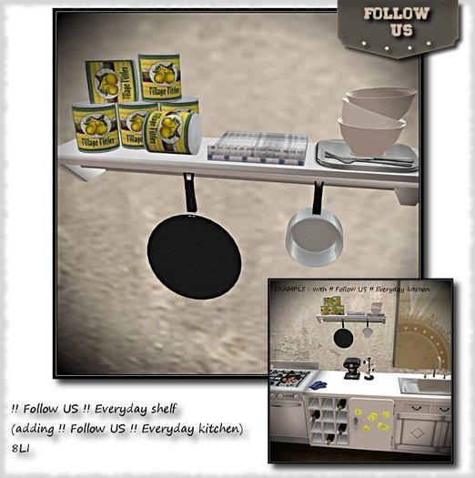 !! Follow US !! Shelf everyday Box new