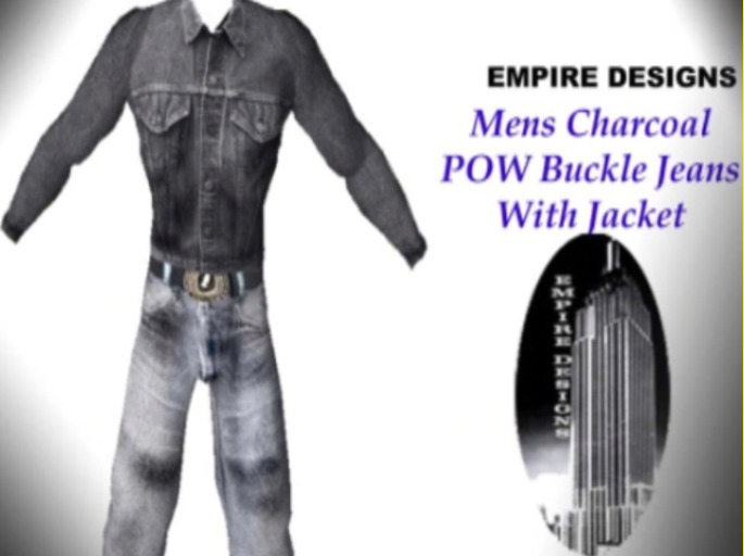 Empire Jeans and Jacket POW Buckle