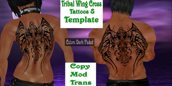 Tribal Cross/Wings