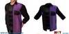 Mens mesh pop purple
