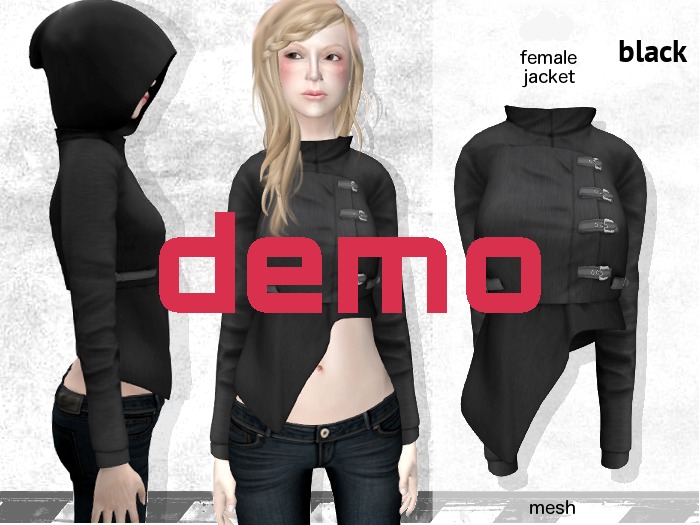 DEMO cloud - postapo female jacket 