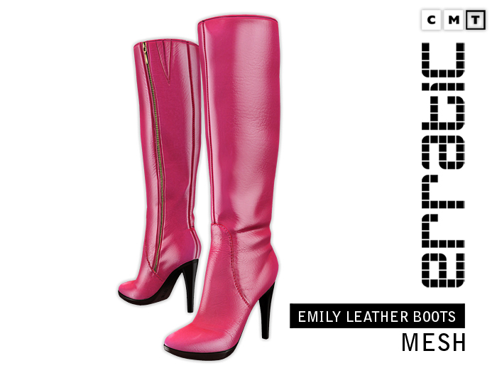 erratic / emily - leather boots / pink