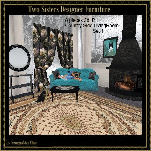 G! Country Side Living Room  1Set1