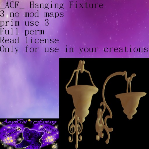  _ACF_ Hanging Fixture (3 no mod maps + 2 idea samples.. 