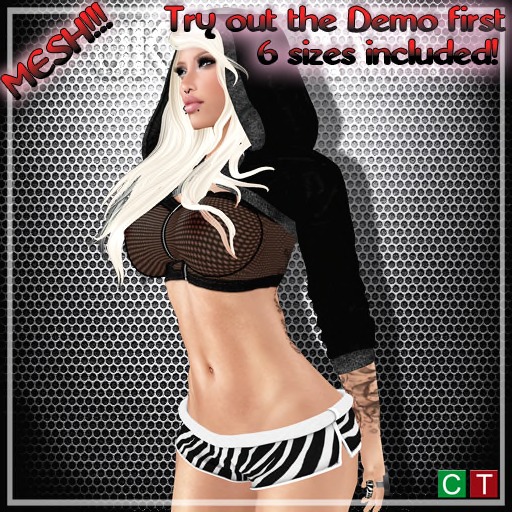 FnH LIl'Shorts (MESH) Zebra