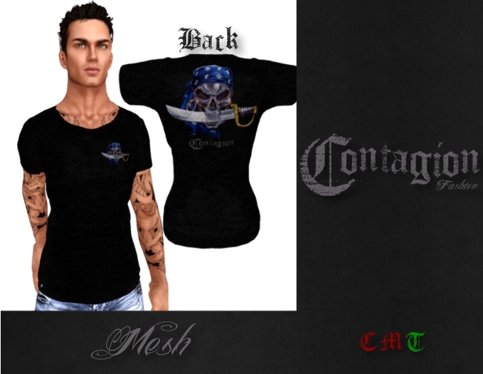 !*C*! Pirate w/ Dagger Tee