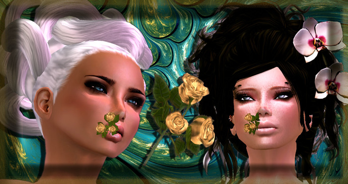 Accessory mouth - Yellow Roses Bouquet " D & S"