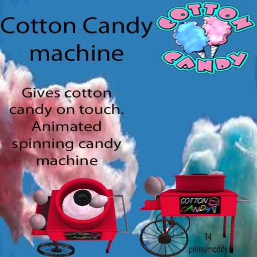 cotton candy machine ( red )