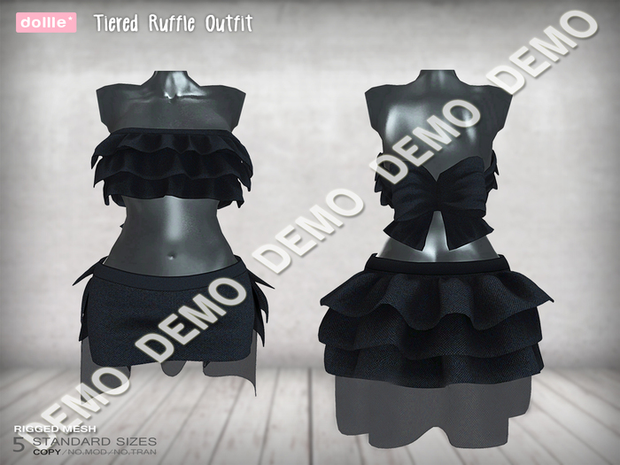 {dollle*} [DEMO] Tiered Ruffle Outfit