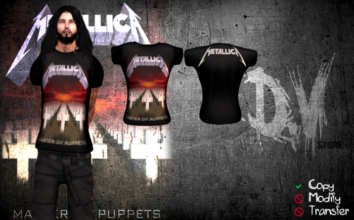 [DV] MetallicA T-shirt