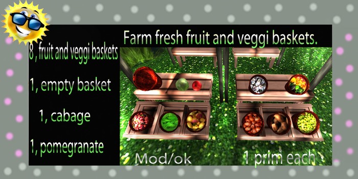 Farm fresh fruit baskets