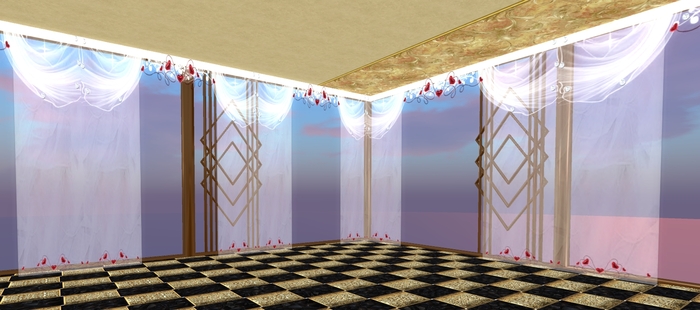 Texture wedding curtains 8