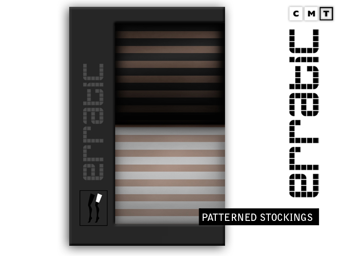 erratic / patterned stockings - stripes