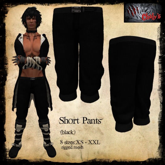 ::Chaly's:: Short Pants black