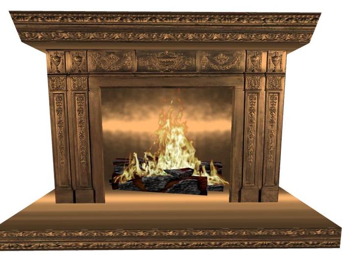 FIREPLACE - Bronze - A - Fire off/on