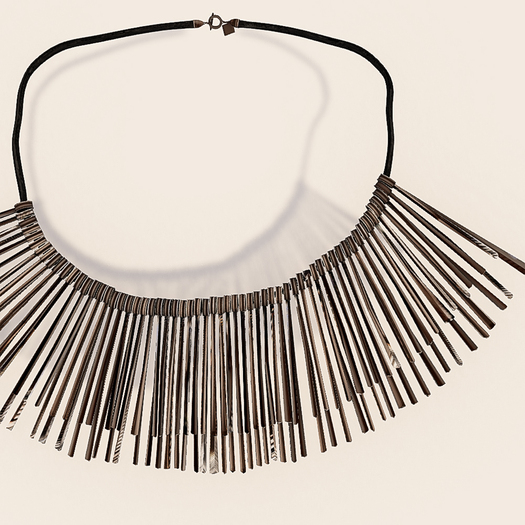 [HANDverk]Fan Necklace.steel