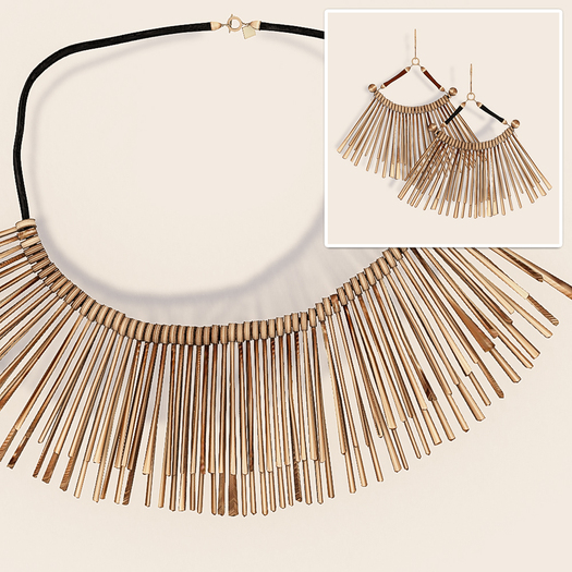 [HANDverk]Fan Jewelry Set.gold
