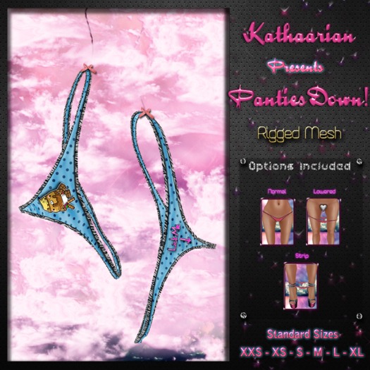 KATHAARIAN / Rigged Mesh / Lick Me - Panties Down