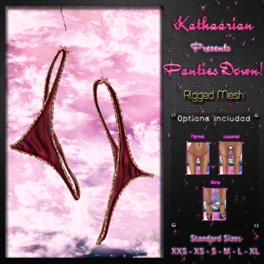 KATHAARIAN / Rigged Mesh / Snake - Panties Down
