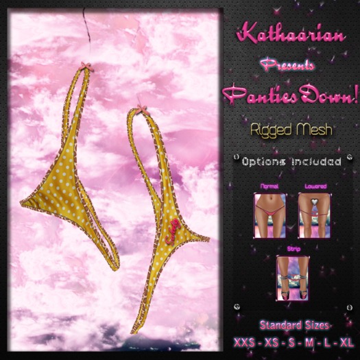 KATHAARIAN  / Rigged Mesh / Sweety - Panties Down