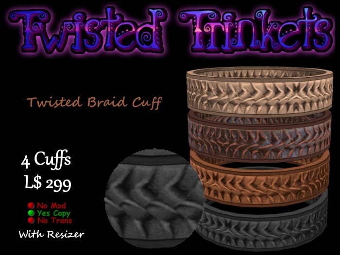Leather Twisted Braid
