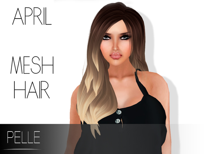 Pelle - APRIL 100% RIGGED MESH HAIR CHOCOLATE OMBRE