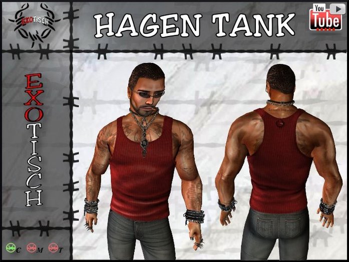 Rigged Mesh Hagen Tank Top
