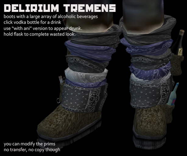 Grim Bros. Delirium tremens - party boots