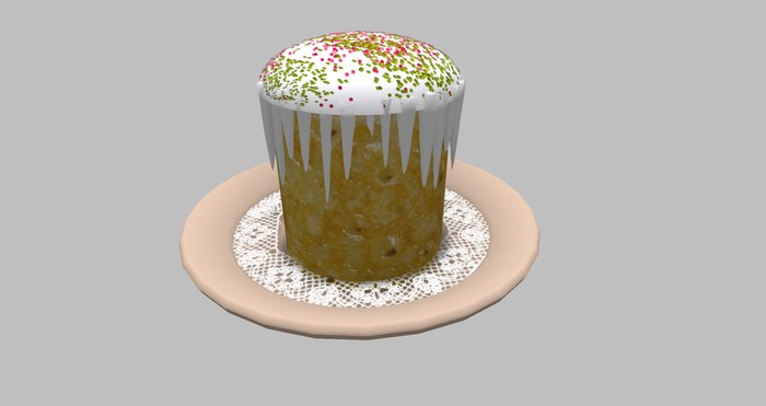 kulich & plate