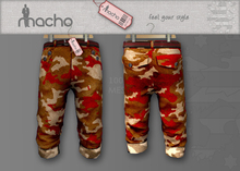 .::Macho::. summer pant (camo red) 