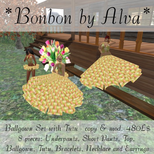 *Bonbon by Alva* Ballgown Set - copy & mod. / Dollarbie