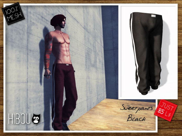 *Hibou* Sweatpants Male Sky