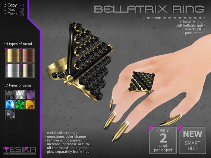 ..:: Yesika Factory ::.. Bellatrix Ring (wear) v1.1
