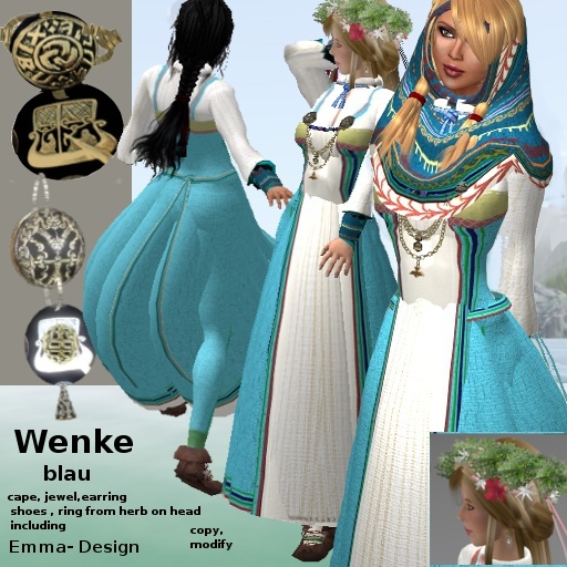  Wenke blau Neu