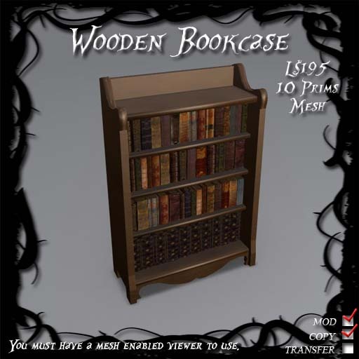 Wooden Bookcase